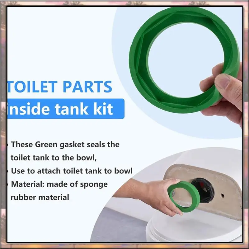 مجموعة ملحقات خزان المرحاض BAAZ HOT مقاس 3 بوصات، متوافقة مع خزان المرحاض الأمريكي AS738756-0070A إلى حشية الوعاء B