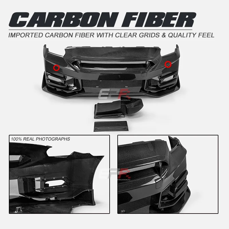 ملحقات EPR للمصد الأمامي من النوع Nissan GT-R R35 24Vr N، مظهر رياضي عدواني ومناسب دقيق