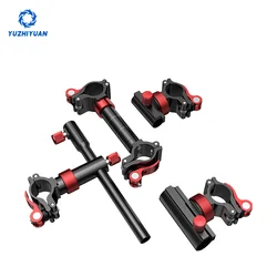 Aluminum alloy fishing accessories, can be rotating gear installation bracket, with adjustable fixture, for fishing