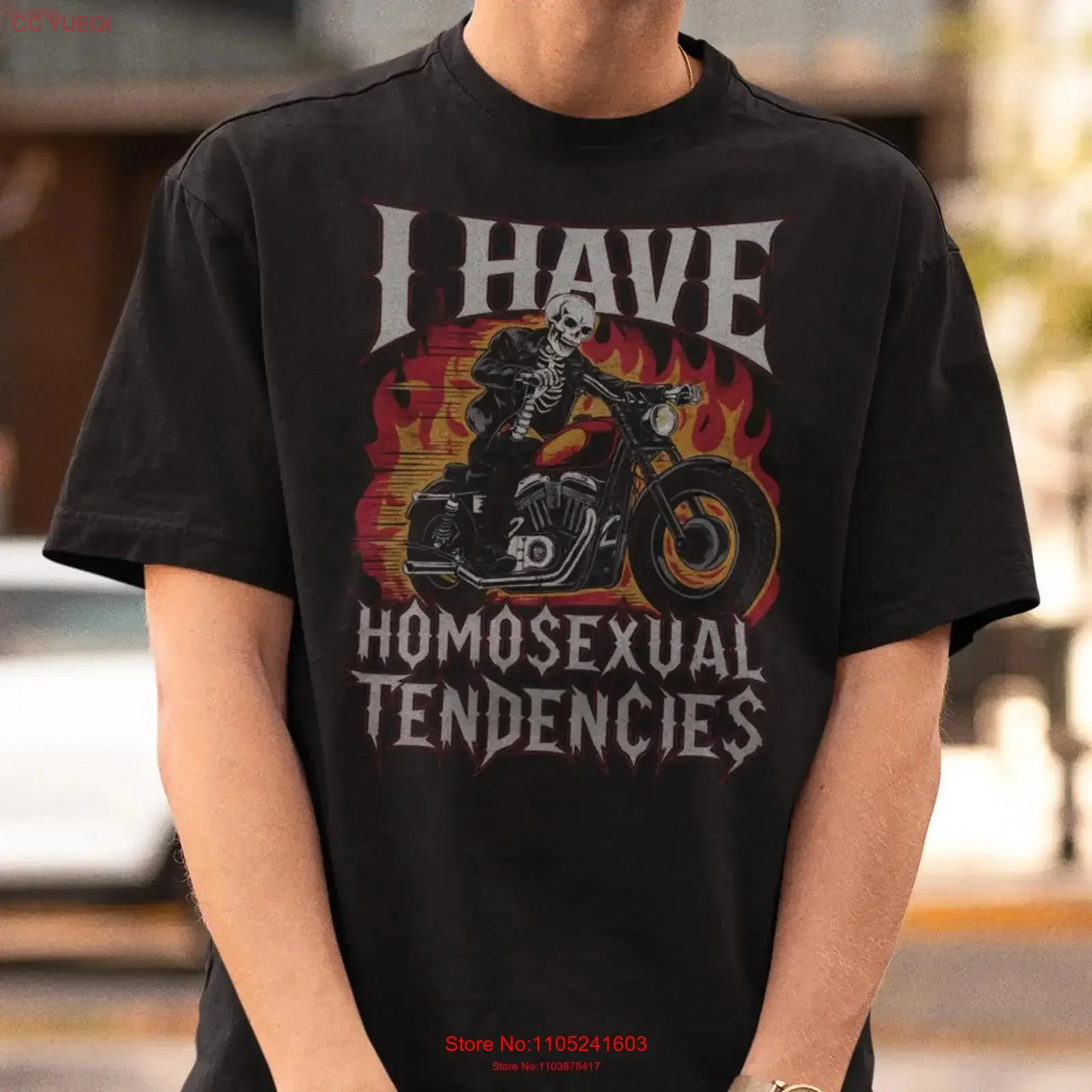I Have Homosexual Tendencies Offensive T Shirt Inappropriate Funny Gag Gen Z Meme Prank Patriotic vintage Washed Stretched