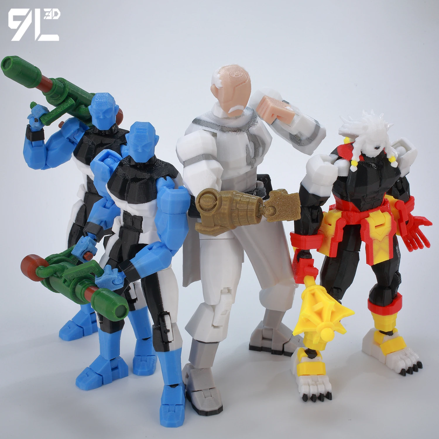 

9L3D T13 Dummy Superheroe Invincible Boy Anime Multi-Jointed Shapeshift Toys Action Figures Limited Edition Gifts Lucky Titan13