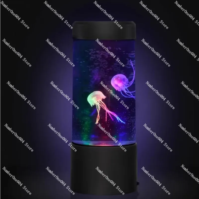 

LED Simulation Jellyfish Aquarium Electric Fish Tank Night Light Tabletop Decor Toy Gift For Children