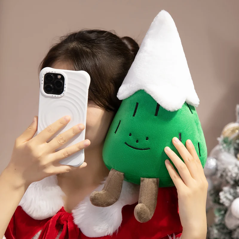 クリスマスコレクションぬいぐるみ松の木クリスマス帽子人形雪トウソフトかわいい枕ギフト子供のための