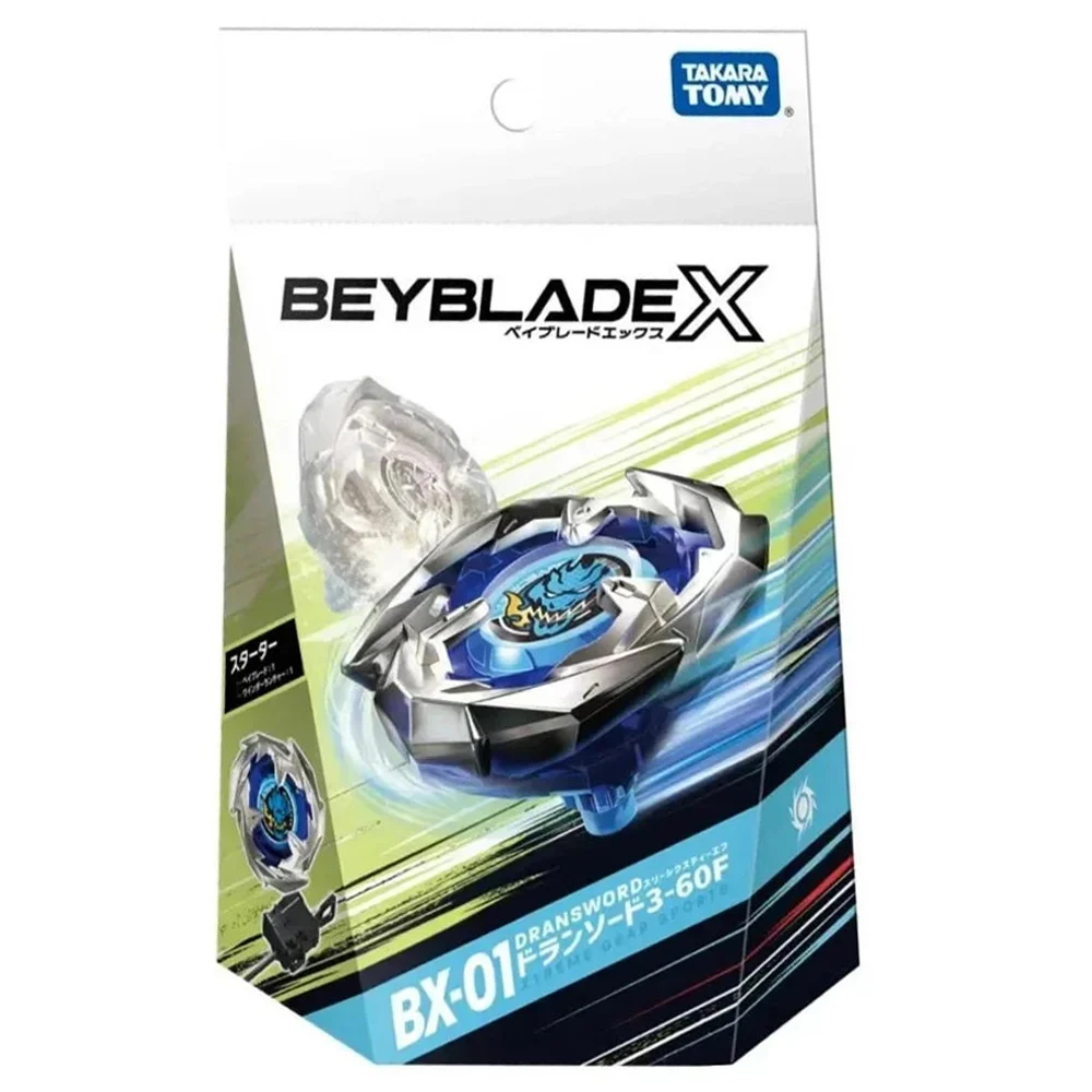 

Оригинальный TAKARA TOMY BEY X BX-01 Starter Dran Sword 3-60F BLADE BX 01