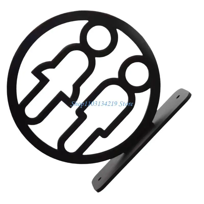 N5KC ACRYLIC ROVOOM TERBUSai Rambu Kamar Mandi Bergaya untuk Hotel dan Restoran