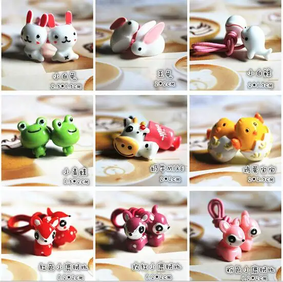 Children's hair accessories headwear Korea Meng Department of cute cartoon animal hair ring series