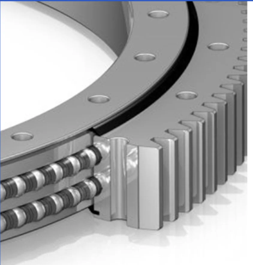 Super Precision Bearings External Gear Single Row Four Point Contact Ball Type 011.30.630 Slewing Bearing