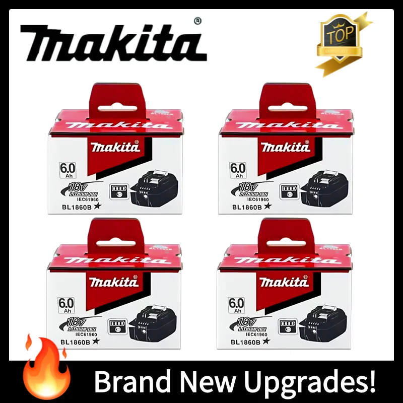 

Compact power batterie makita 18v, makita 18v battery, 18V 6Ah slim battery, easy to handle, for makita compact tools.