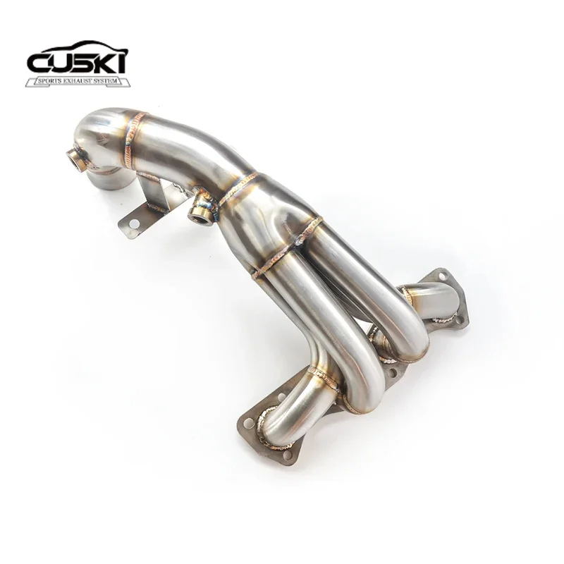 High Flow Automotive Exhaust Modification Parts--Exhaust Manifold Header Fit MINI R56 R55 1.6L 2005-2013 car exhaust duct