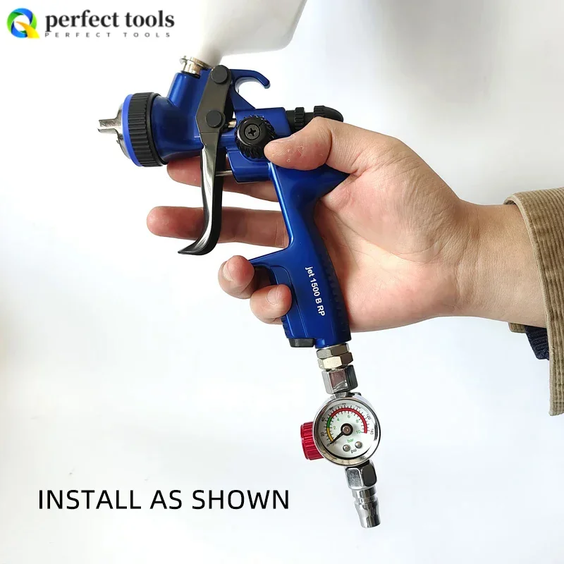 Spray Gun Adjust Air Pressure Regulator Gauge Car Auto Repair Painting Tool Spray Gun Accessories Pneumatic Gun Regulator