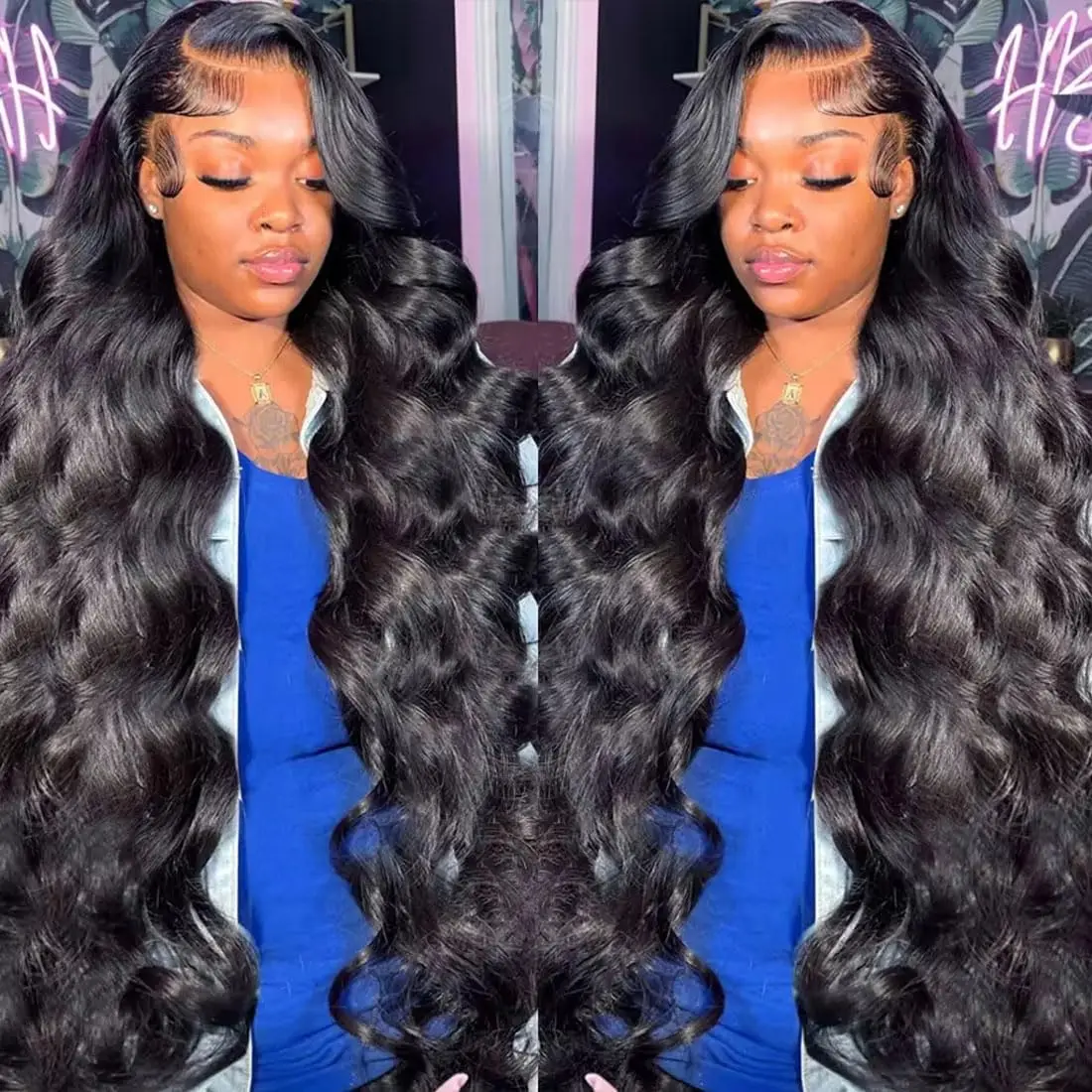 

250% Density Body Wave 13x4 Lace Frontal Wig Human Hair 5X5 Full Lace Front Wig For Women 100% Human Hair Wigs