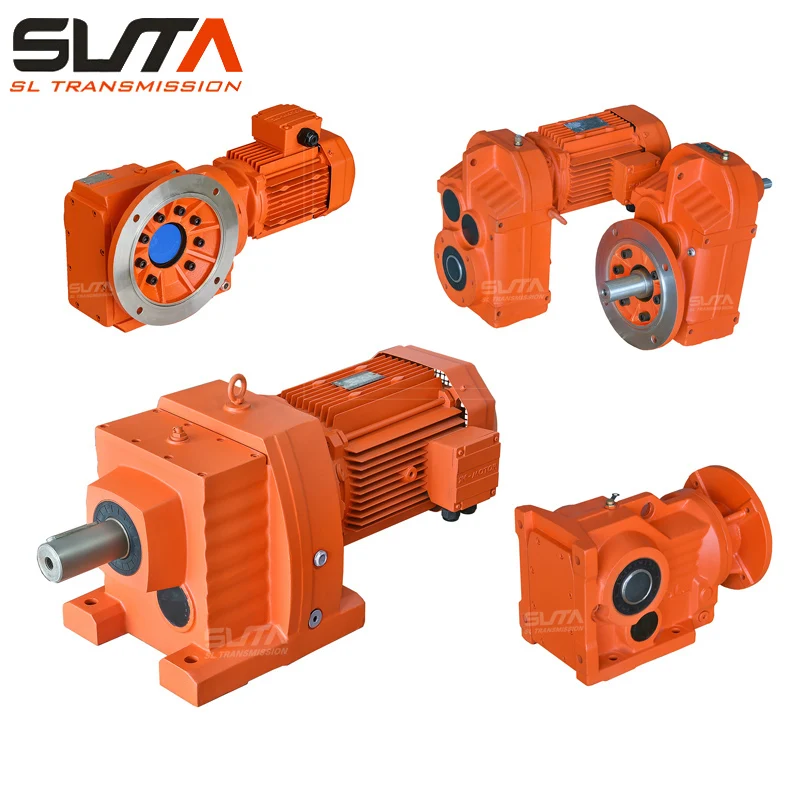 

7.5kw AC Electrical Inline Shaft Speed Reducer Gearmotor Helical Gear Motor Speed Reducers