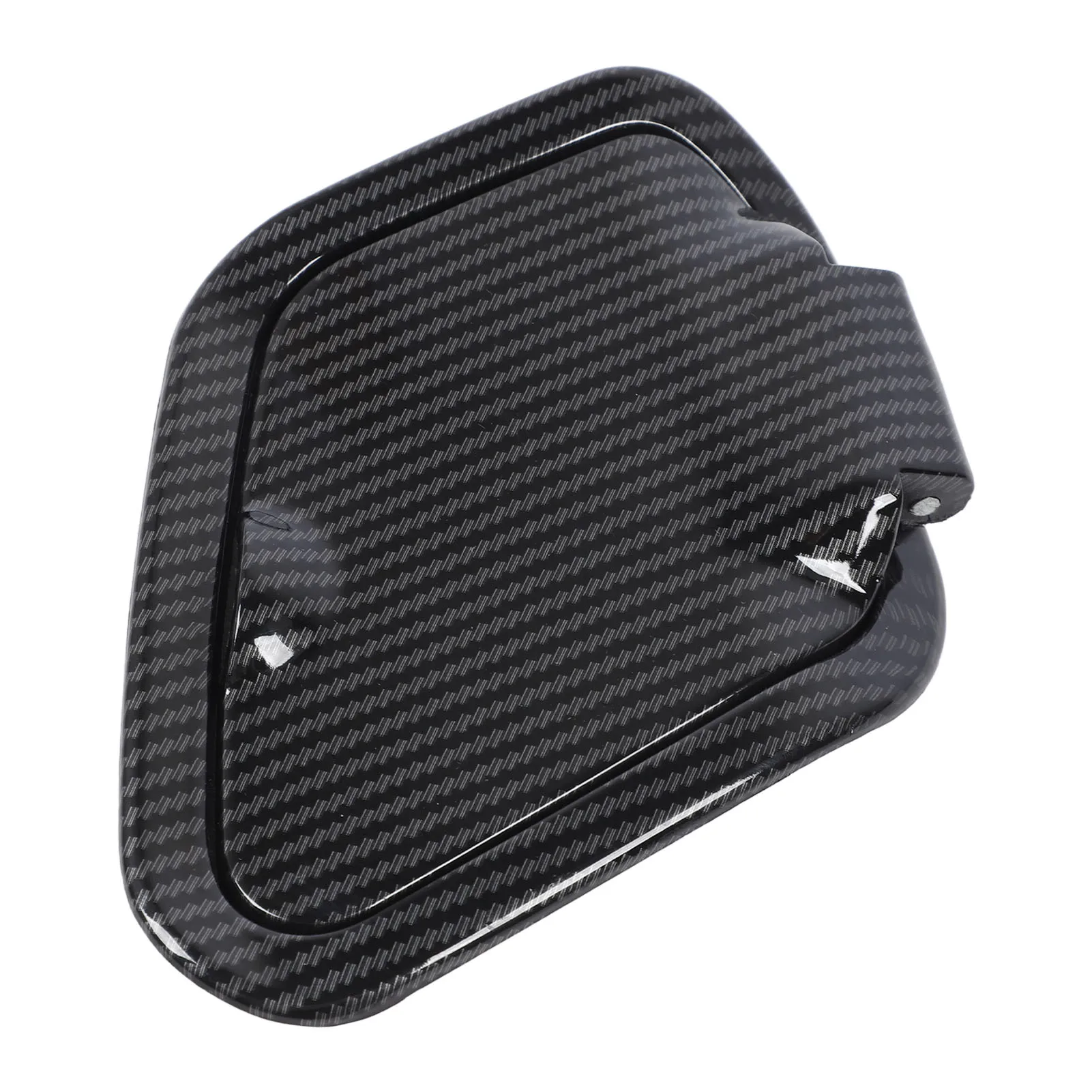غطاء جيب للتخزين الجانبي لـ NMAX 125 155 2020-2024 - بلاستيك ABS بمظهر ألياف الكربون، تركيب سريع، مقاوم للماء ومضاد