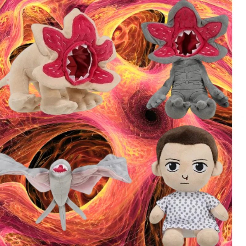 

Stranger Eleven Bat Demogorgon D'artagnan Cosplay Doll Toy Plush Dolls Kids Xmas Gift Accessories