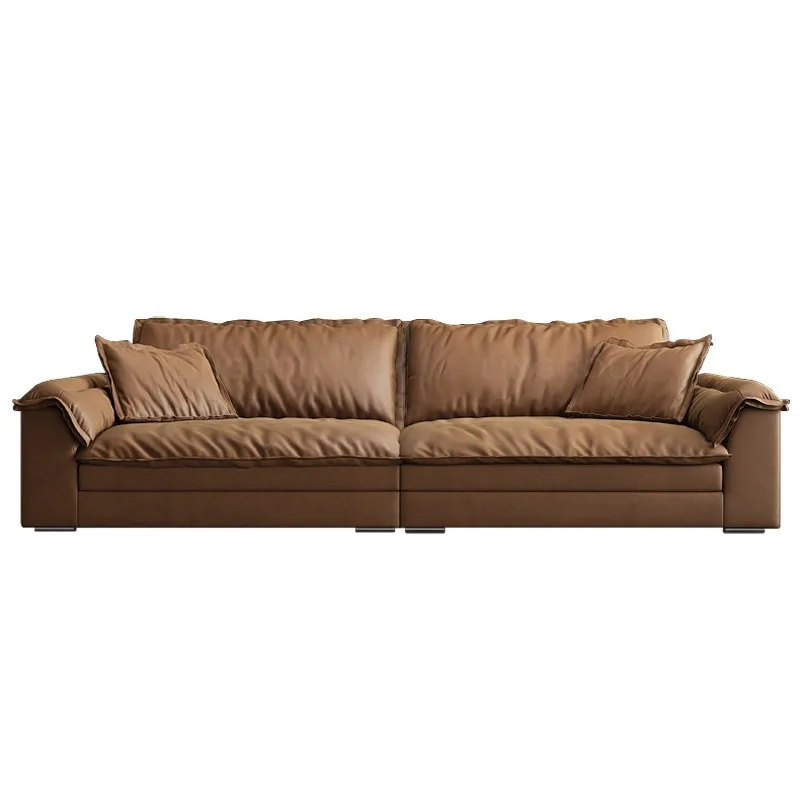 

Leave-in, technical cloth, latex, sofa, small apartment, modern, simple, large living room