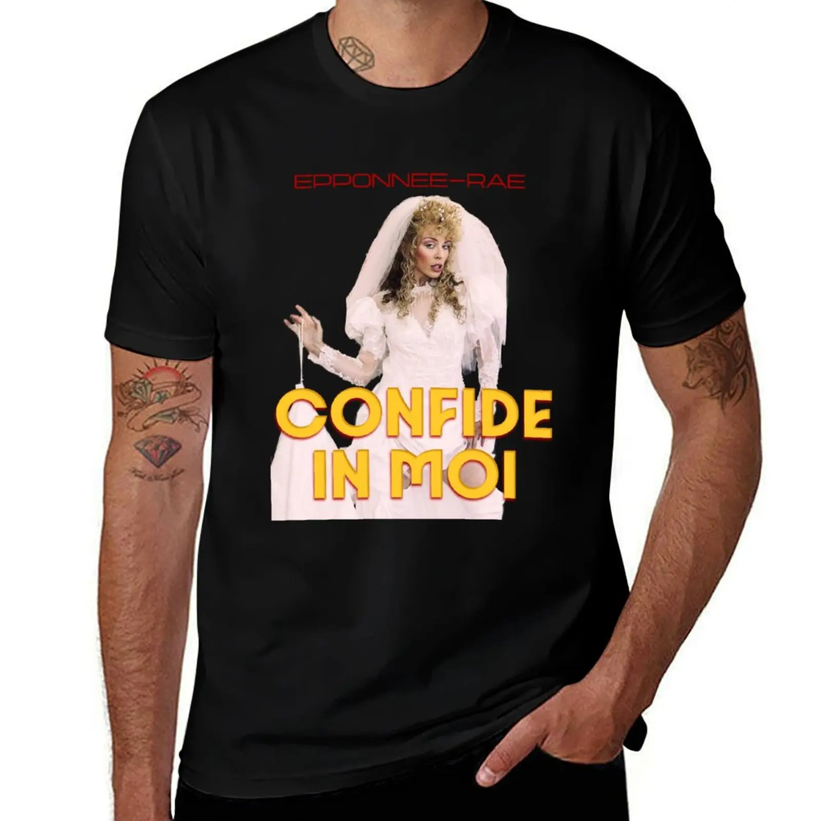 Epponee-Rae - Confide in Moi T-Shirt Basic Regular Fit Casual T-Shirt