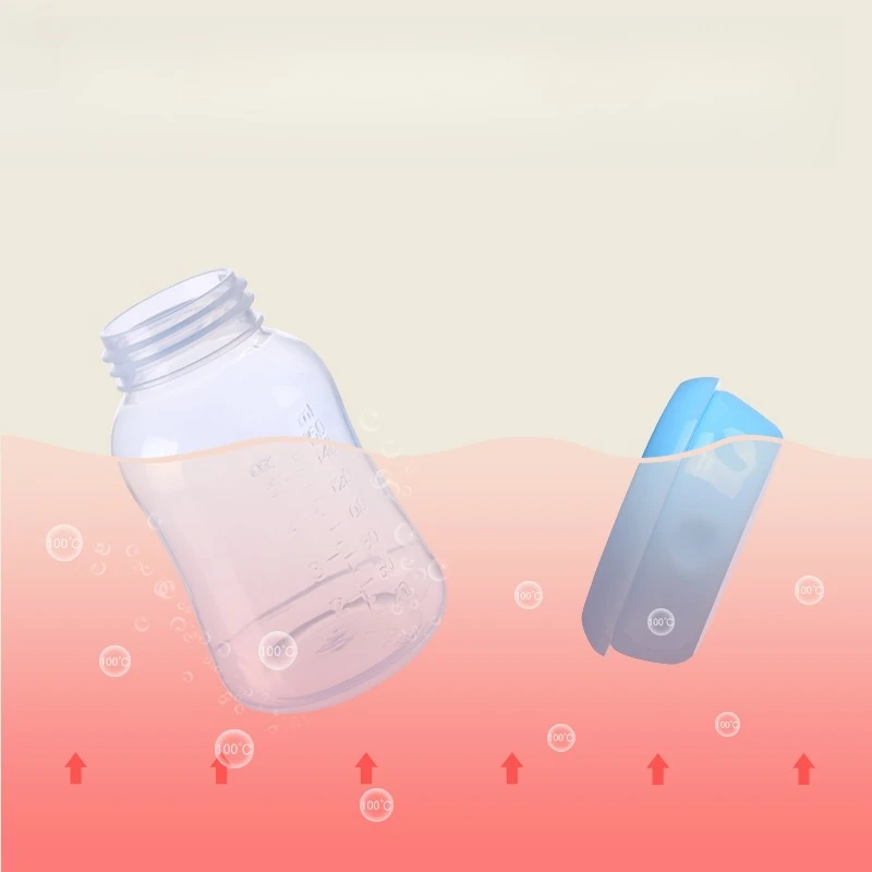 

180ml Wide Neck Breastmilk Storage Bottle BPA Free Freezer Safe for Newborns Infants Leakproof Baby Feeding Portable
