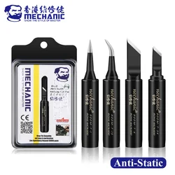MECHANIC OG Series Anti-Static Electric Solder Iron Tip Welding Tips Tool Kit for 936 937 969 8586 852D Soldering Station