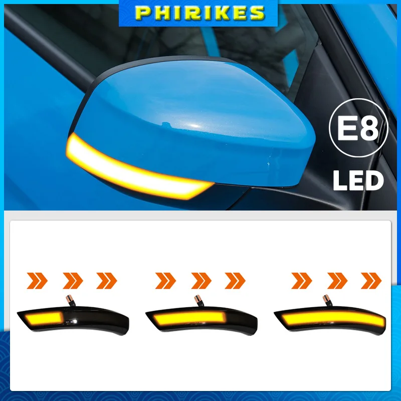 For Ford Focus 2 MK2 Focus 3 MK3 3.5 Dynamic Turn Signal Light LED Side Wing Rearview Mirror Indicator Blinker Repeater Light 