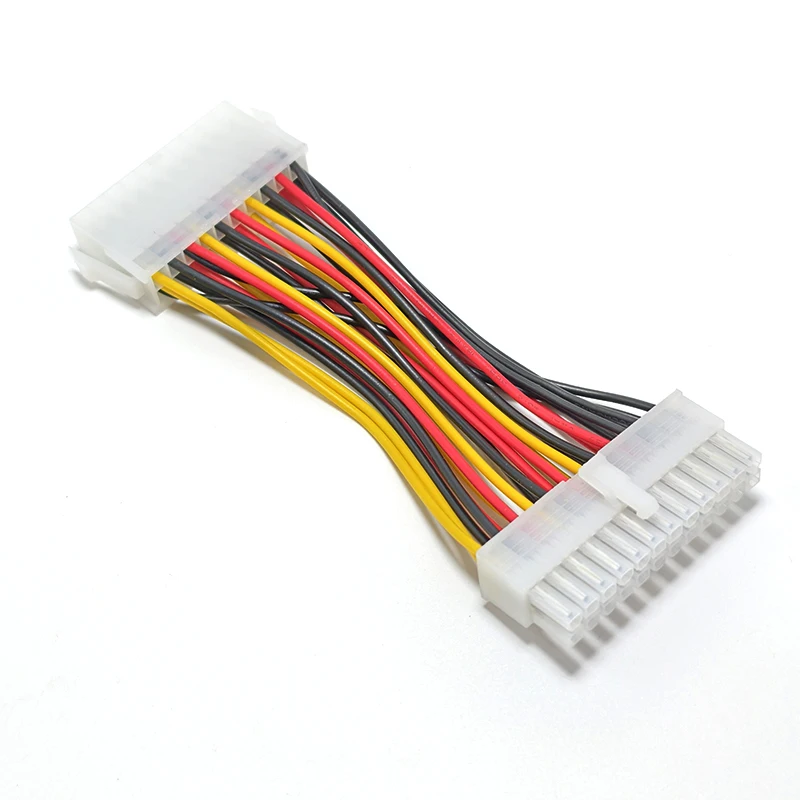 1PCS E-ATX 20pin Male To 24pin Female M/F power supply adapter cable motherboard