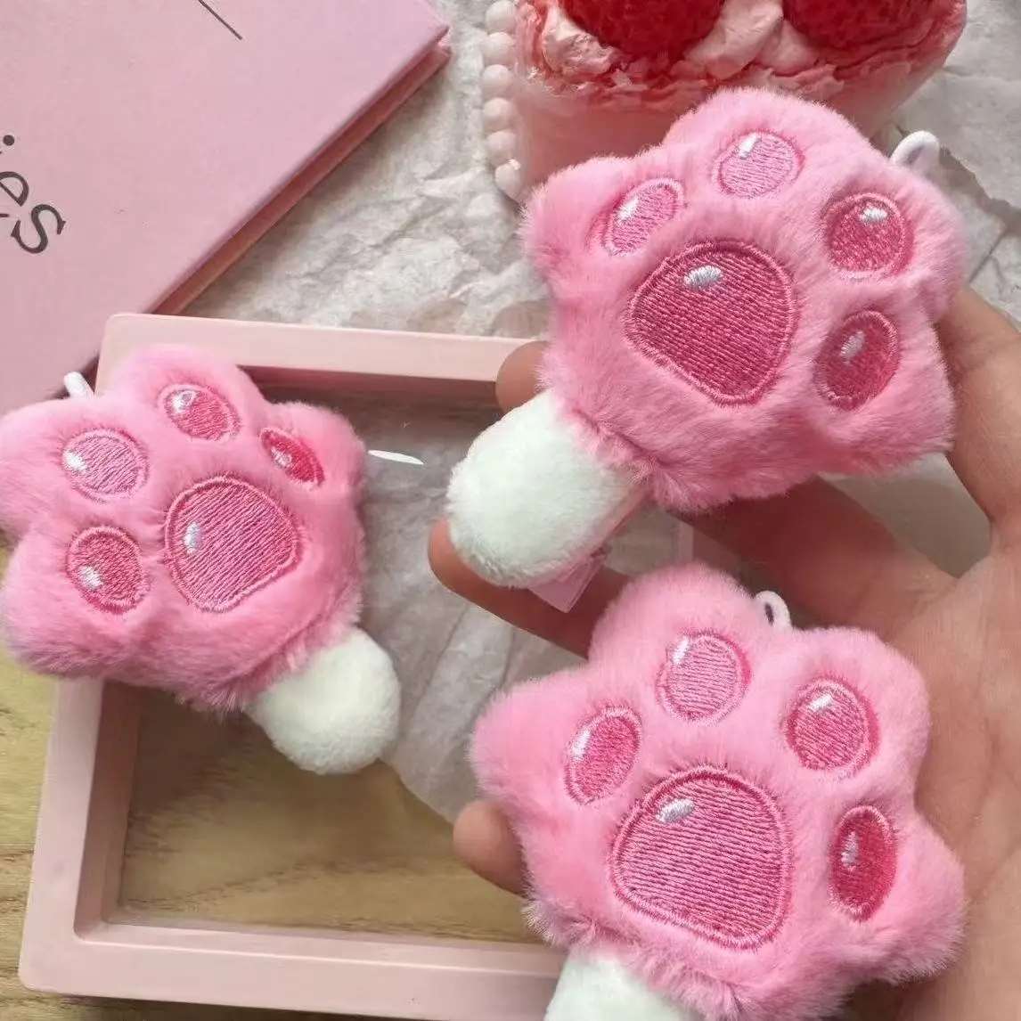 Kawaii Disney Judy Hopps Plush Cat Paw Hair Clip Sweet Girl Bangs Side Clip Autumn/Winter Cute Hair Accessory Children's Gift