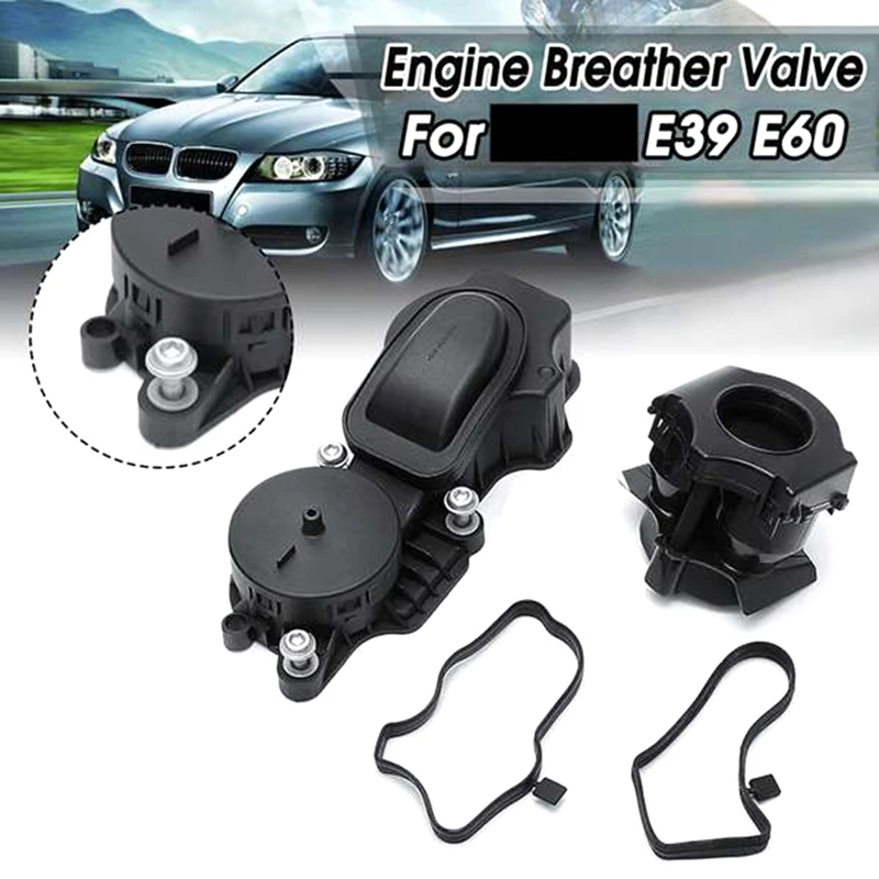 

Engine Breather Separator Crankcase Oil Filter Ventilation Valve Kit For BMW 3 Series E46 E61 E81E 90 E83 11127799224-A58X