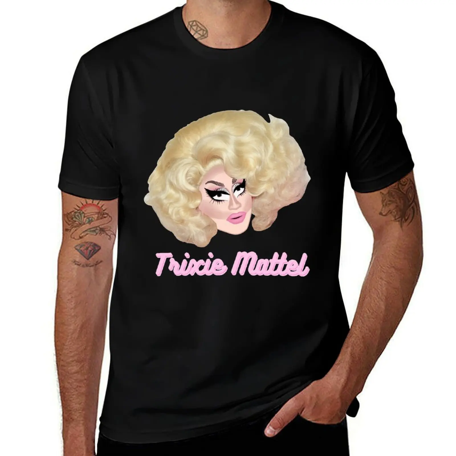 Blonde Trixie Mattel T-Shirt Quick Dry Sports Short Sleeve Tee T-Shirt