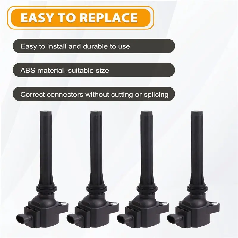 Reliable-4Pcs Car Ignition Coil Assembly For HAVAL H8 H9 H6 Coupe 3705100-XEC01 3705100XEC01