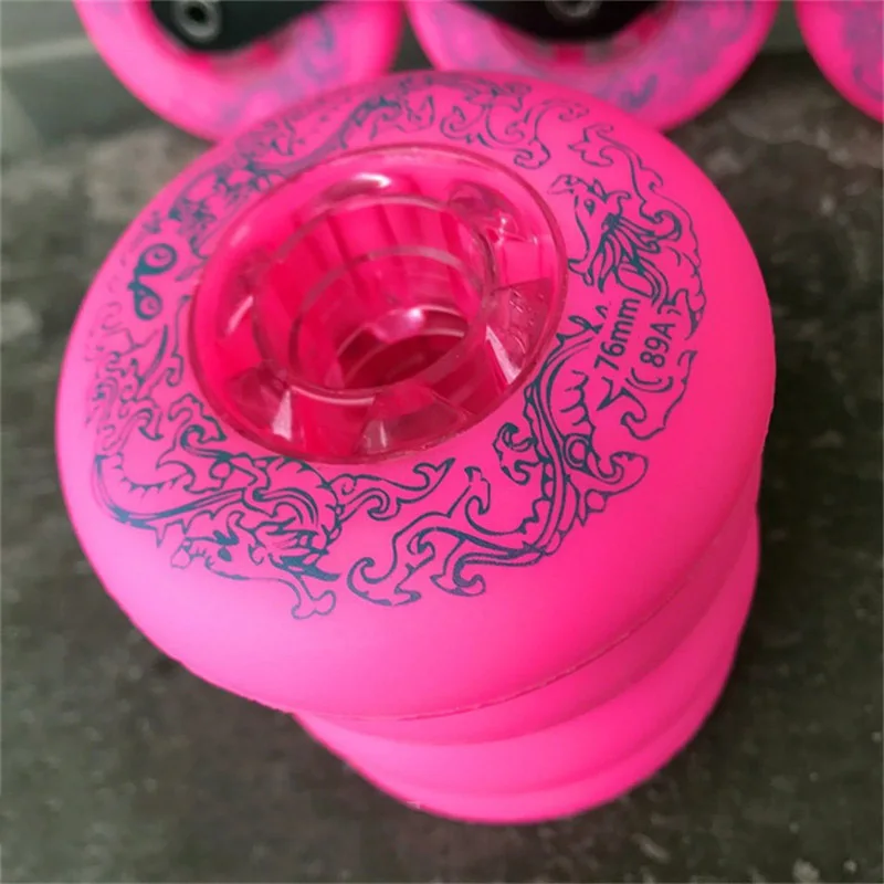 Dragon Inline Skate Wheel, Slalom Slide, Free Skating Roller, Skates Wheel, SEBA Powerslide Patines, 72mm, 76mm, 80mm, 88A-93A