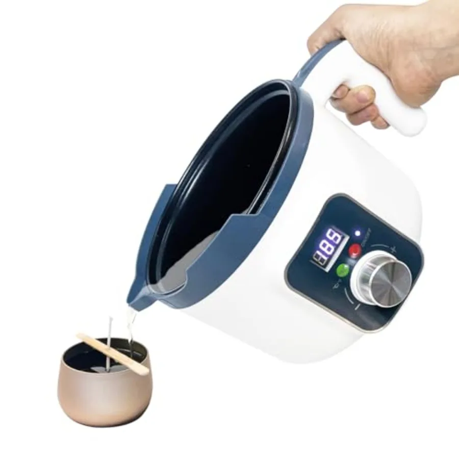 

Цифровая электрическая воскотопка с носиком и контролем температуры для изготовления свечей