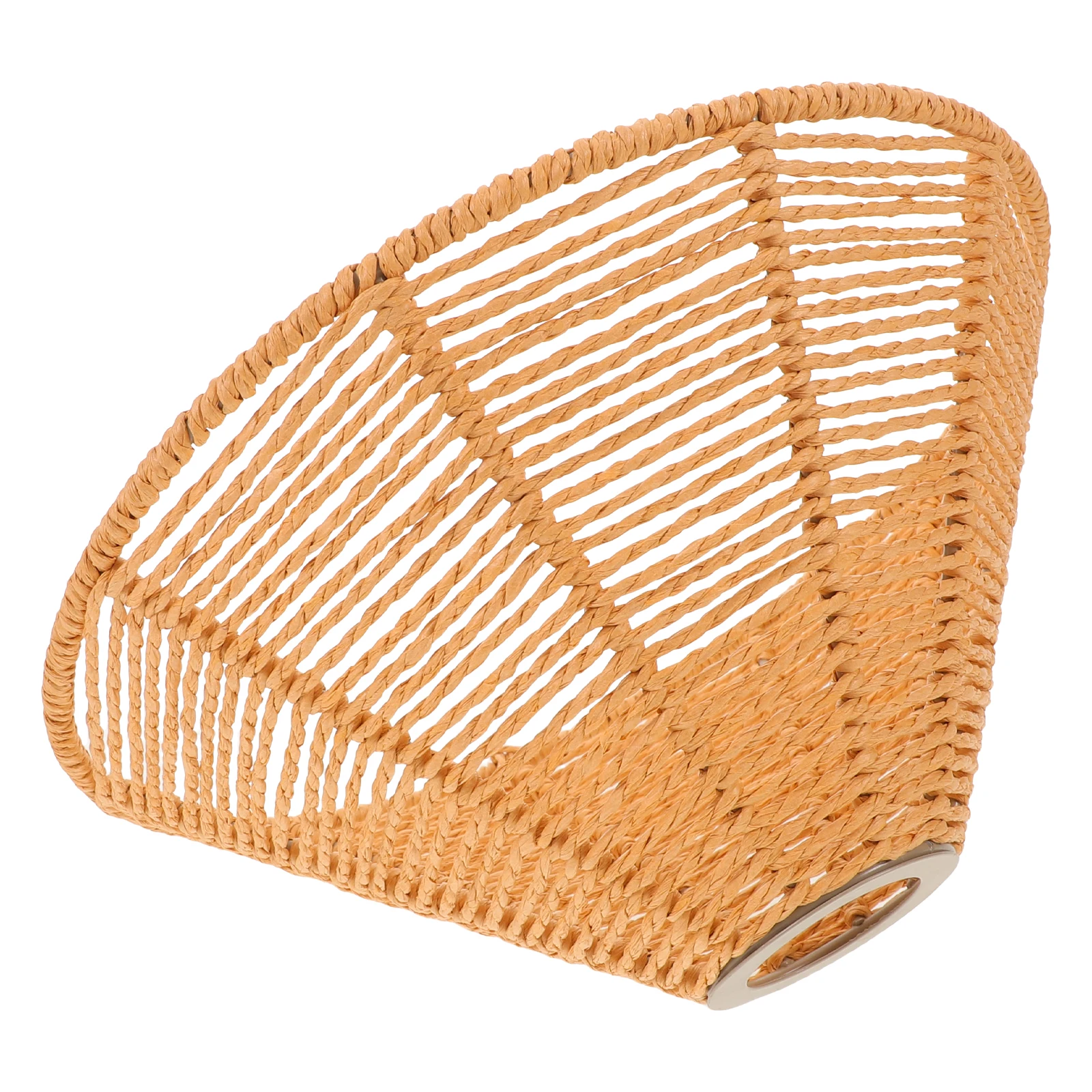 

Retro Paper Rope Woven Lamp Shade Handmade Boho Light Cover For Bedroom Ceiling Table Floor Lamps Pendant Shade Replacement