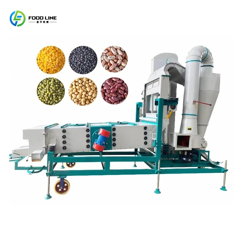 Máquina de limpieza de frijoles, máquina de limpieza de granos de trigo, limpiadora de semillas, máquina de limpieza de soja, personalizada