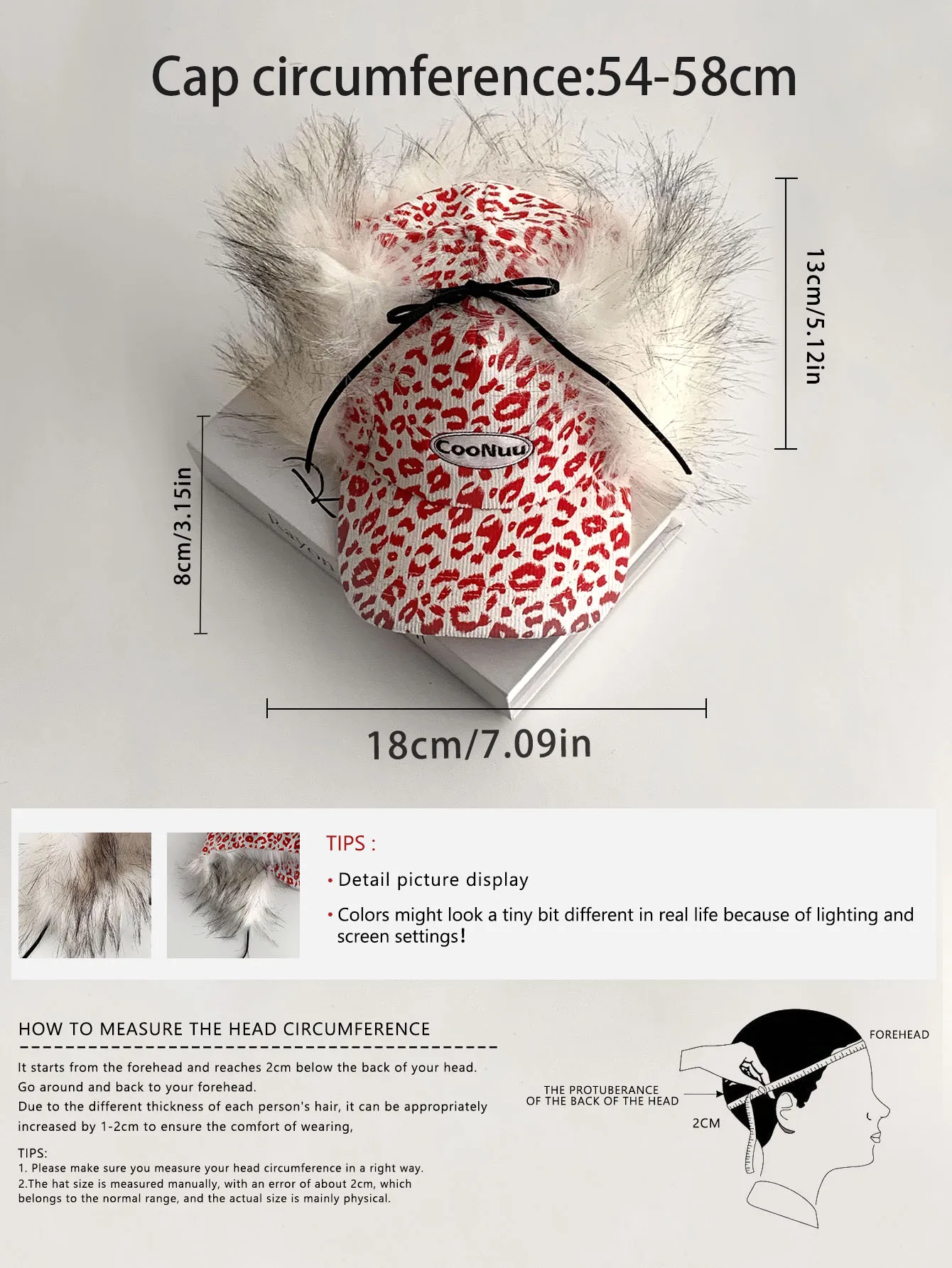 قبعة Lei Feng من الفرو الصناعي بطبعة الفهد للنساء، قبعة شتوية دافئة من القطيفة مكبلة للأذن، قبعة بيسبول عصرية متعددة الاستخدامات على طراز الشارع