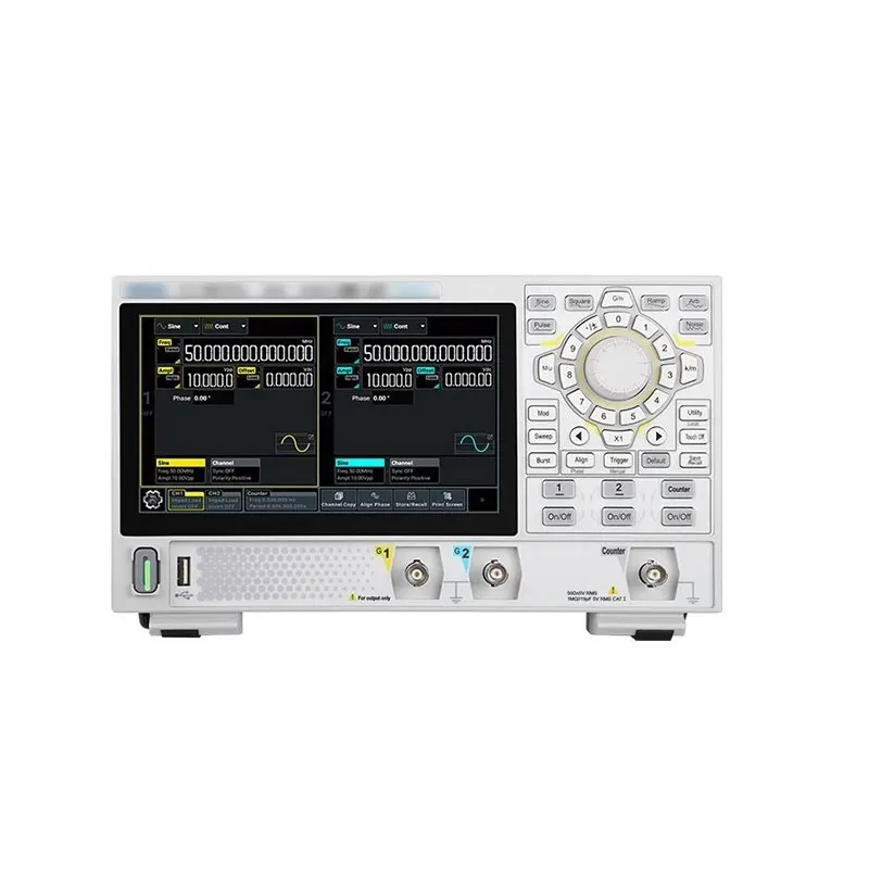 

2026 DG822 Pro 25MHz Dual Channel Function Arbitrary Waveform Generator With 7-inch Touch Screen