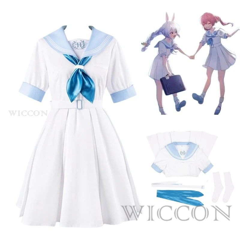 

Vtuber Tokoyami Towa Yukihana Lamy Cosplay Costume HoneyWorks Member JK Dress School Uniform Woman Lovely Party Suit