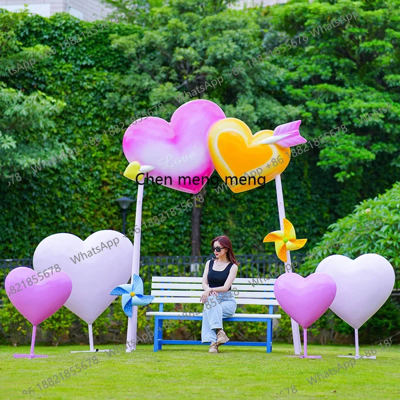 A55 cloud swing seat sculpture outdoor scenic spot park forest lawn decoration