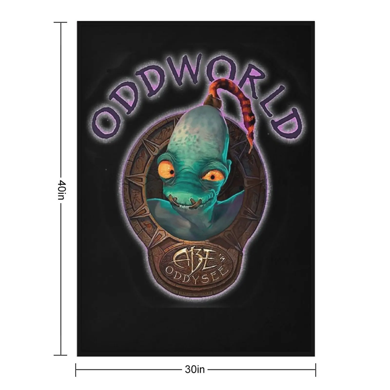 Abe's Oddworld Classic Throw Blanket Stuffeds Cute Sleeping Bag Baby Blankets