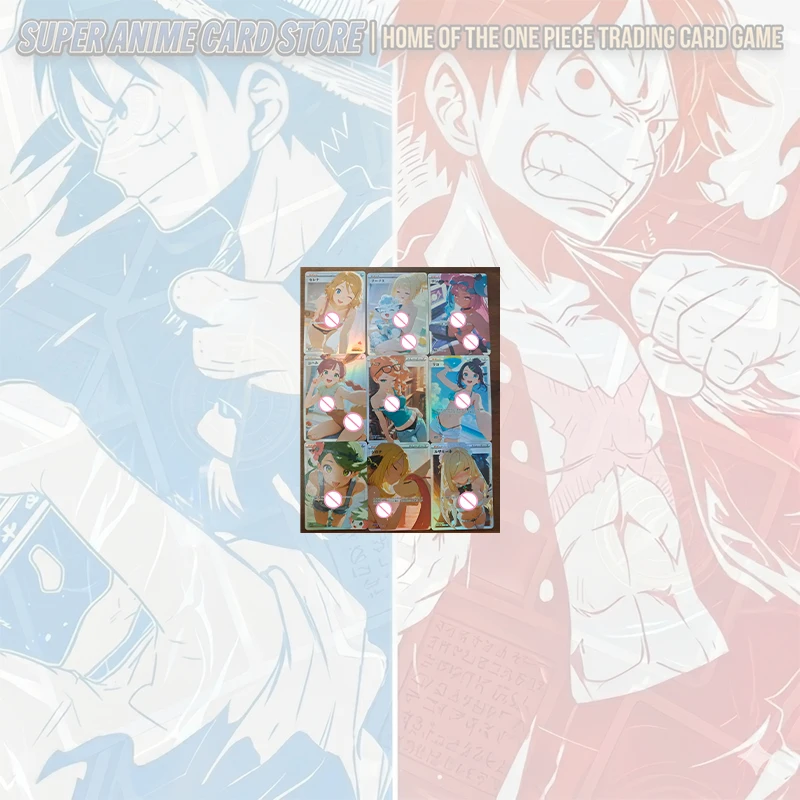 Japanese Anime Diy One Piece New Custom Design Boa Hancock Nico Robin Shirahoshi Perona Vinsmoke Reiju Yamato Collectible Cards