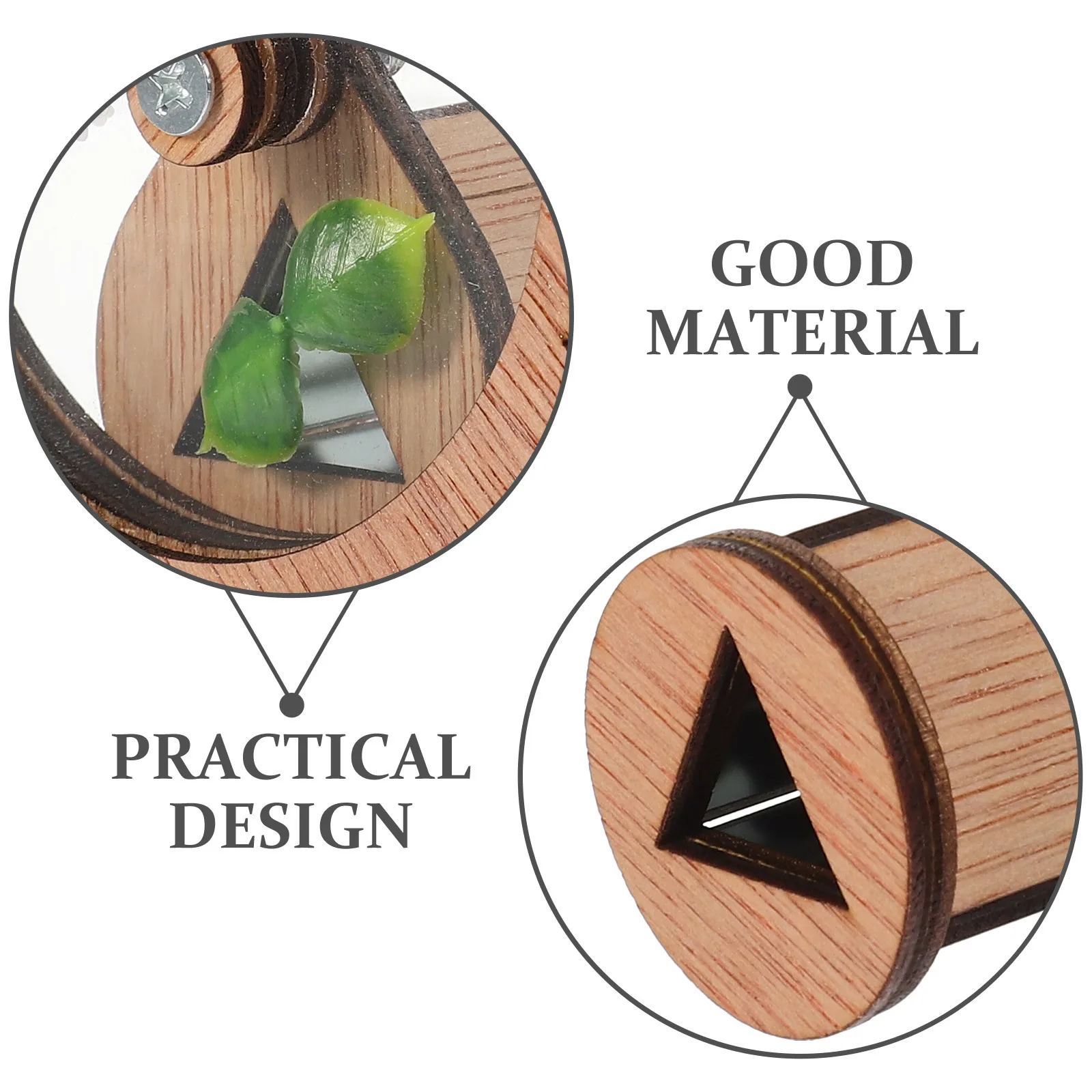 Kaleidoscope For Kids Wooden Educational Portable Children Gift Fun Rotating Design Outdoor Play Early Teaching Aid Diy Kit