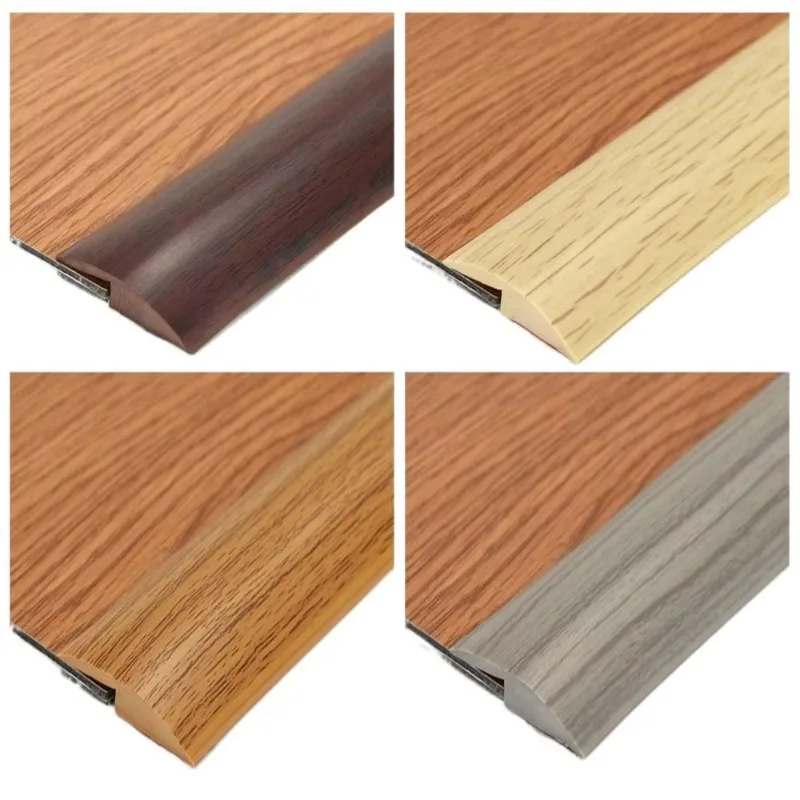 1/2m Floor Transition Molding, Self Adhesive Joining Strip, Gap Cover for Uneven Surfaces, Trim Connecting Flooring and Carpet