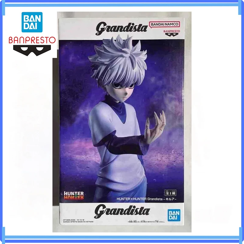 

Bandai In Stock Genuine Banpresto Hunter Hunter Grandista Killua Zoldyck Figure Anime Model Boxed Toy Gifts