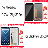 100% Original Blackview BL5000 LCD Display + Touch Screen Digitizer Assembly For OSCAL S60 S60 Pro LCD + Tools