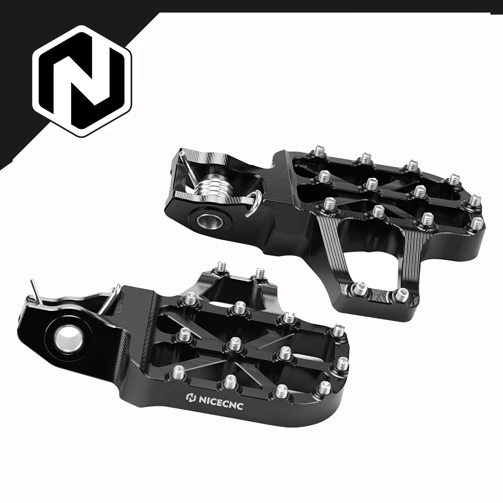 

NICECNC For Stark Varg EX MX SM 2024-2025 Electric Bike Foot Pegs Footrests 6061-T6 Aluminium CNC-machined Accessories Purple