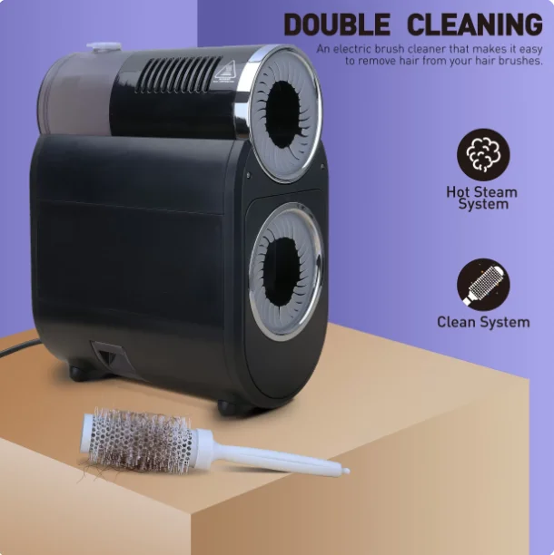 Brushes Automatic Washing Combs Brushes Cleaning Machine Quick Professional Cleaning Portable Dryer Salon Dust Collector
