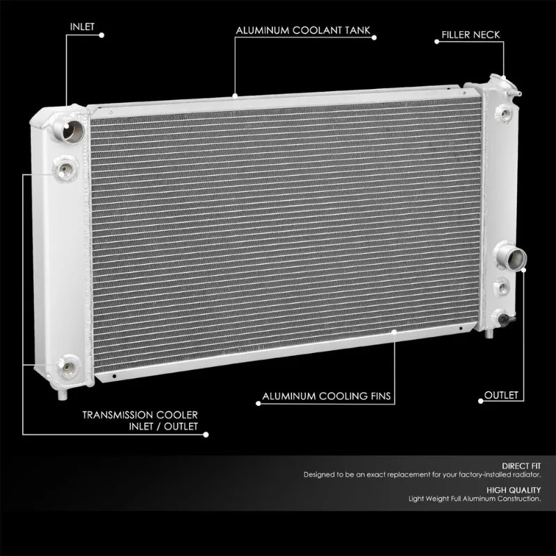 FOR 96-05 S10 BLAZER JIMMY SONOMA 4.3 3-ROW FULL ALUMINUM CORE RACING RADIATOR