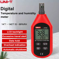 UNI-T UT333 Mini Temperature Humidity Meter LCD Digital Air Temperature Thermometer Hygrometer Gauge Tester MAX/MIN Mode