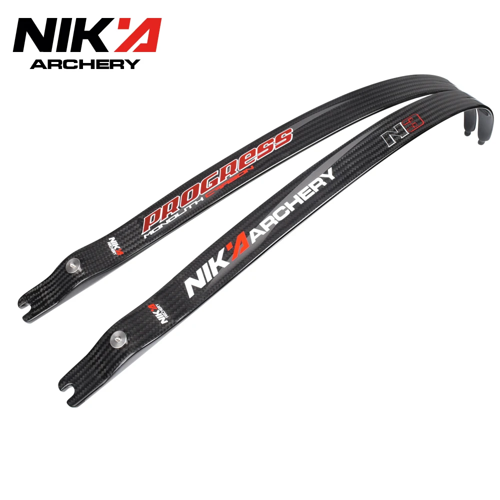 NIKA ARCHERY N3 Recurve Bow ILF Limbs Progress Series 24-44 Lbs N3 Carbon Fiber Limb