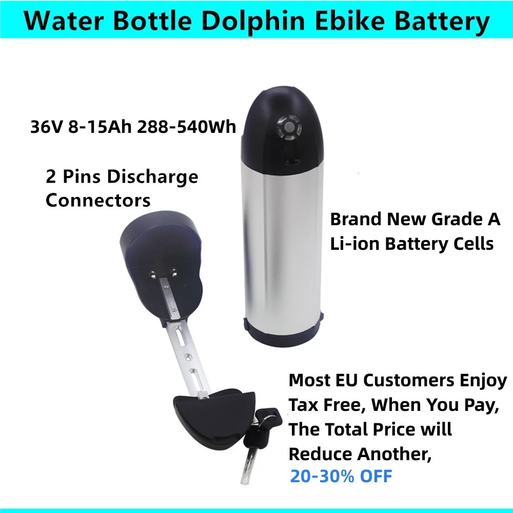 

Original 36Volt Water Bottle Ebike Battery 36v 8.8ah 10ah 14ah 15Ah 250w 350w 500w Sondors E-Bike Battery with Charger