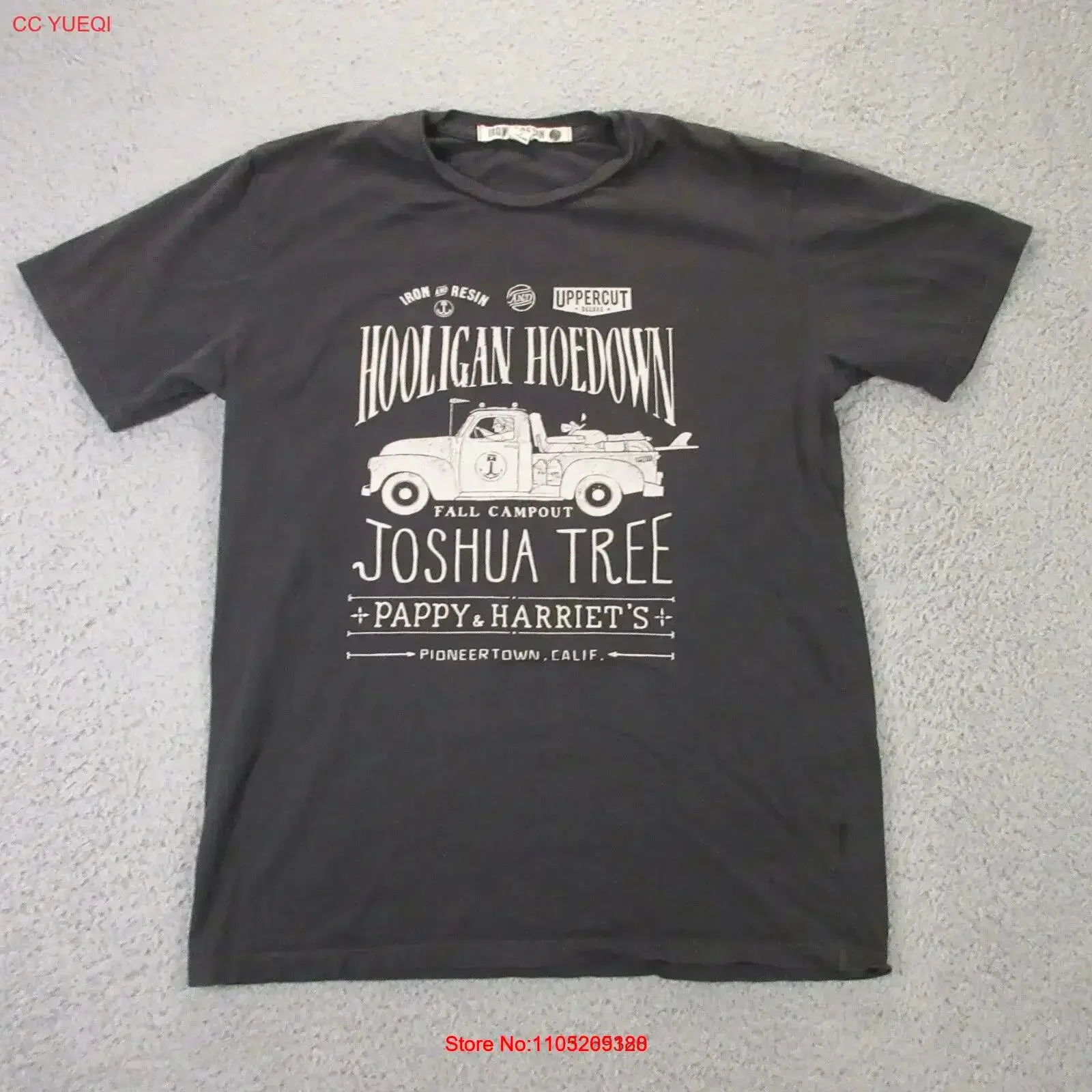 

Футболка из железа и смолы, мужская маленькая хулиганская футболка с изображением Джошуа, винтажный стираный дышащий топ для повседневной носки, слегка