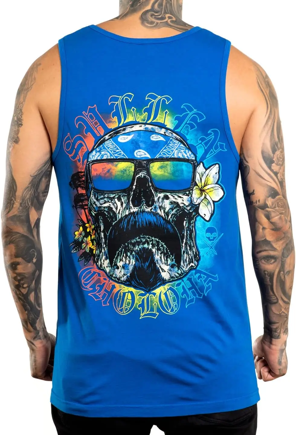

3D Printed Men's Sports Tank Tops Cyberpunk Style Hip Hop Street Cool Sleeveless Vest Top Summer Outdoor Exercise Casual Clothes
